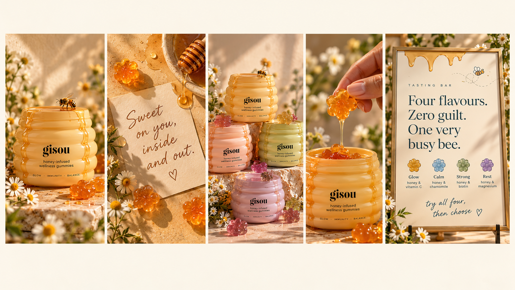 Mockup: post 01. "Your hair's favourite ingredient just found a new routine."