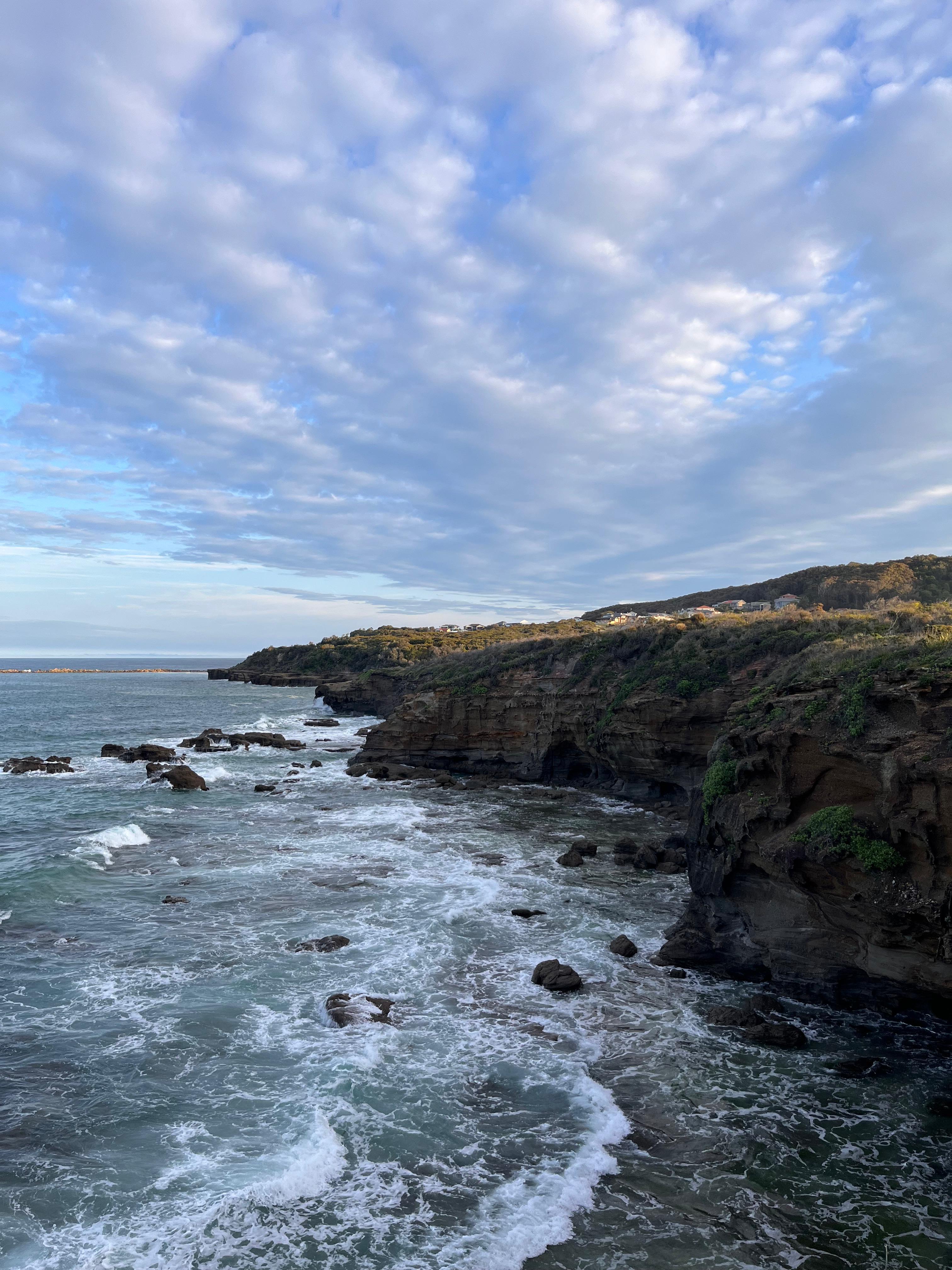 where the cliffs start